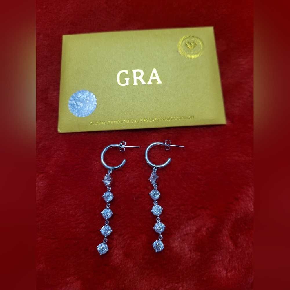 Elegant Silver Drop Earrings